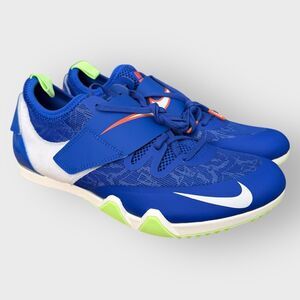 Nike Pole Vault PV Elite Track Field Blue Spikes Mens size 9 AA1204-400 New